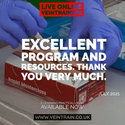 TT3i - Trainer Halo Taster iVein: Course, 10 Veins and 10 VT Certificates