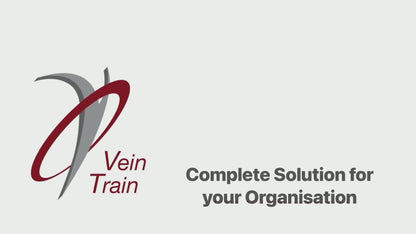 VeinTrain flat-pack vein simulator for phlebotomy and cannulation training
